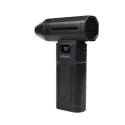 Pawa Turbo Fan Blower with LED Light - Black